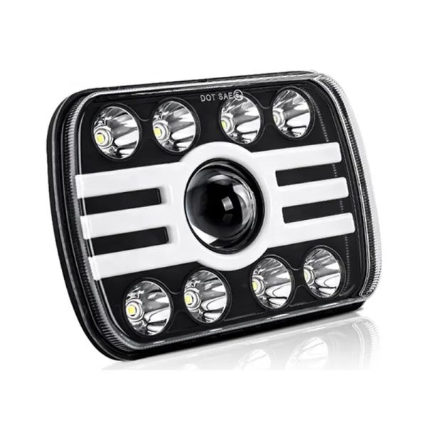 50w car accessories 5x7 7inch square led headlight high low beam running lighting - Image 2