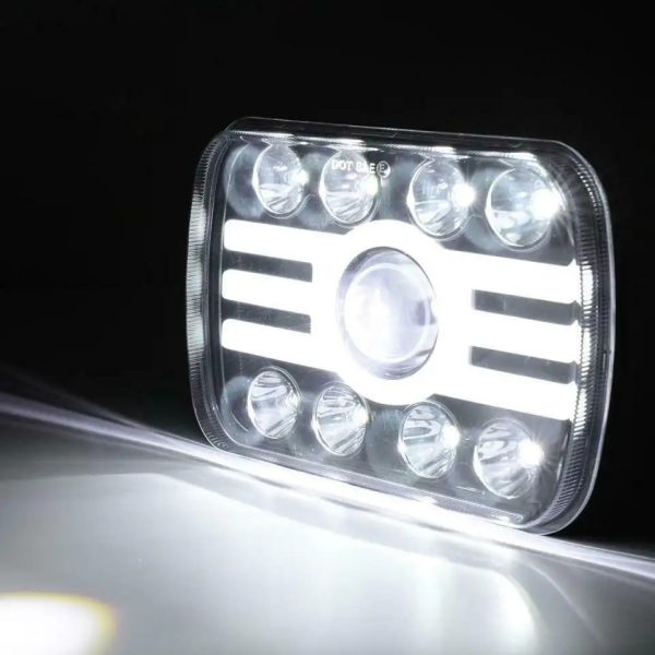 50w car accessories 5x7 7inch square led headlight high low beam running lighting - Image 4