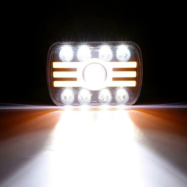 50w car accessories 5x7 7inch square led headlight high low beam running lighting - Image 5